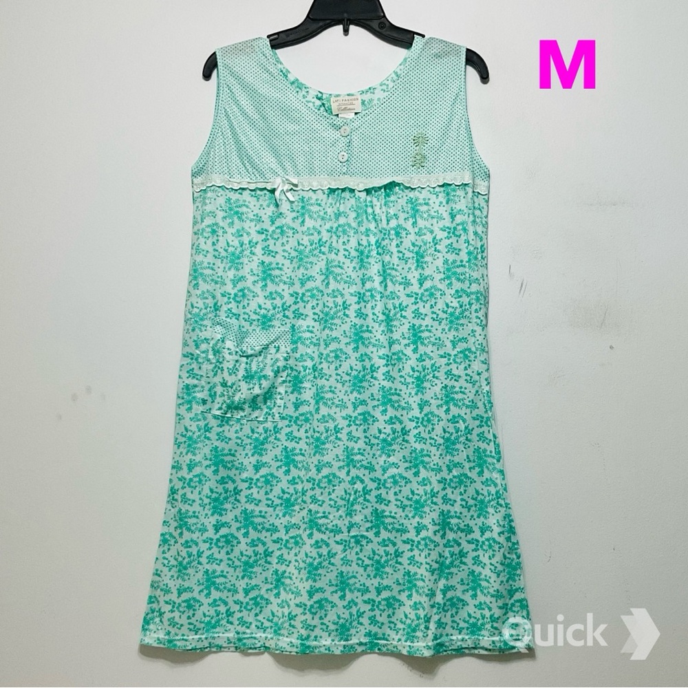 New Green Cotton Dolly Nightgown # 2